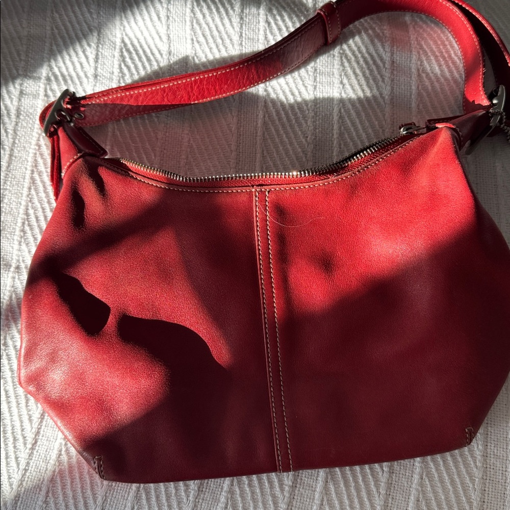 Classic Red Coach purse